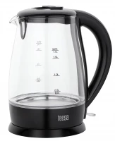 Teesa TSA1511B Rychlovarná konvice skleněná 1,7L, 2200W, černá