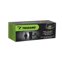Trizand 25733 Skládací, kódový zámek na kolo, černý
