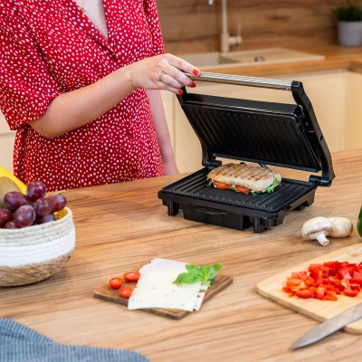 Teesa TSA3232 Kontaktní gril Panini 1500W, nerez