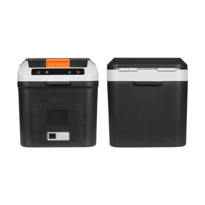 Teesa TSA5008 Turistická chladnička s kompresorom DC12/24V AC 230V, 13 l čierna