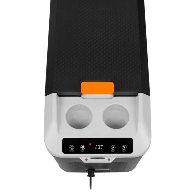 Teesa TSA5008 Turistická chladnička s kompresorom DC12/24V AC 230V, 13 l čierna