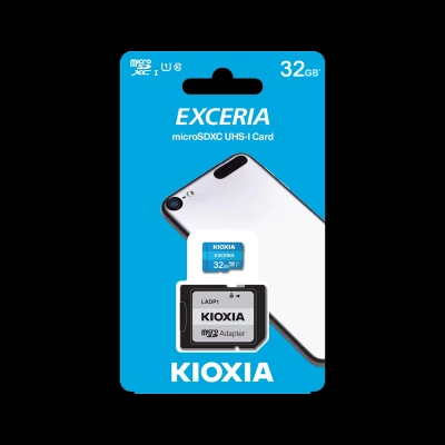Kioxia Exceria microSD card 32GB, M203, UHS-I U1, Class 10    