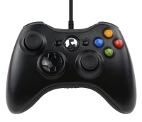 APT KX13 Xbox 360 kabelový ovladač černý