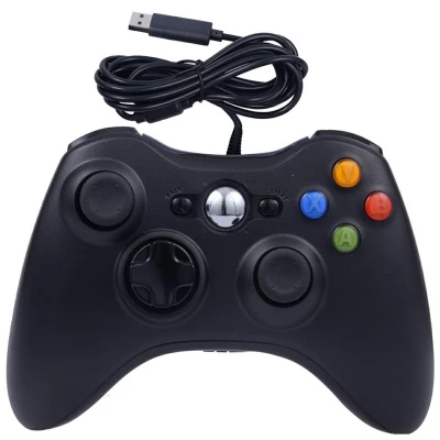 APT KX13 Xbox 360 kabelový ovladač černý