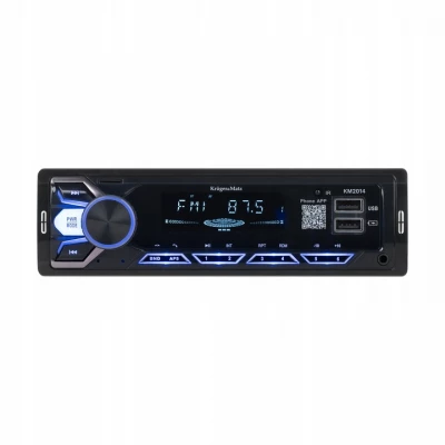 Autorádio Kruger&Matz KM2014 s Bluetooth, DIN, USB, AUX, Jack 3,5 mm