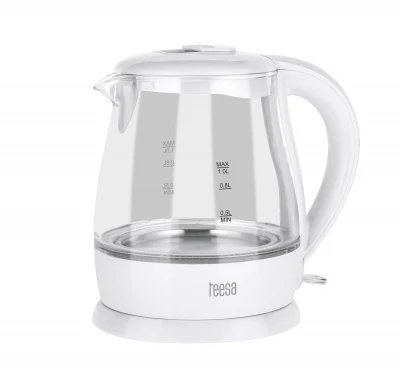 Teesa TSA1030 Rychlovarná konvice 1L, 1630W, bílá