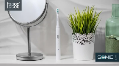 Teesa TSA8074 Sonická zubná kefka Sonic Elite Lite 62 dB, biela