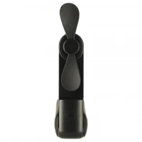 KIK KX3075 Ventilátor skládací, USB, 1200 mAh, USB-C, černá