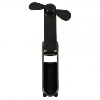 KIK KX3075 Ventilátor skládací, USB, 1200 mAh, USB-C, černá