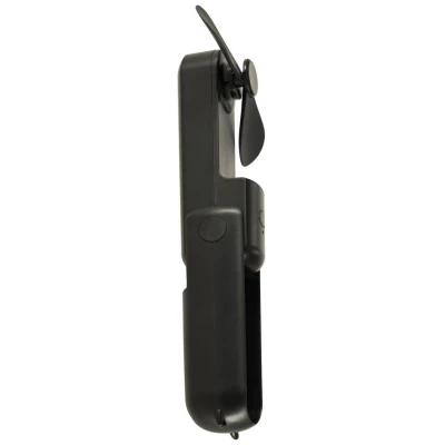 KIK KX3075 Ventilátor skládací, USB, 1200 mAh, USB-C, černá