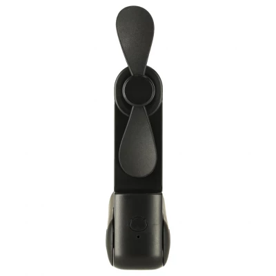 KIK KX3075 Ventilátor skládací, USB, 1200 mAh, USB-C, černá