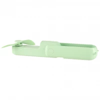 KIK KX3075 Ventilátor skládací, USB, 1200 mAh, USB-C, zelená