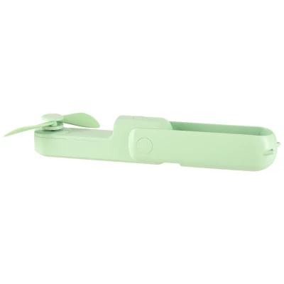 KIK KX3075 Ventilátor skládací, USB, 1200 mAh, USB-C, zelená