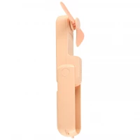 KIK KX3075 Ventilátor skládací, USB, 1200 mAh, USB-C, růžová