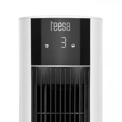  Teesa TSA8068 Stĺpový ventilátor s nádržkou na vodu 3 l, čiernobiely