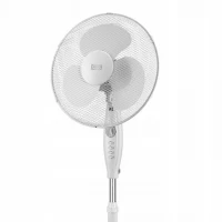Teesa TSA8021 Stojanový ventilátor s časovačem, 45W, bílý