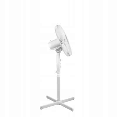 Teesa TSA8021 Stojanový ventilátor s časovačem, 45W, bílý