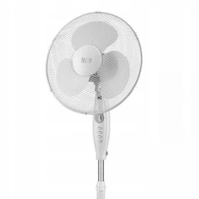 Teesa TSA8021 Stojanový ventilátor s časovačem, 45W, bílý