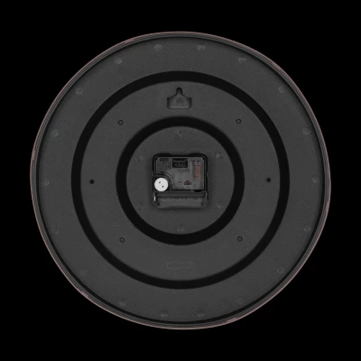 Teesa TSA0048DB Nástěnné hodiny 30cm, imitace tmavé dřevo 