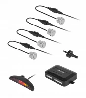 Peiying PY0104S Parkovací asistent 4 senzory, LED displej, stříbrný