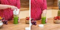 Teesa TSA3543 Prenosný mixér na smoothie 450 ml, 100 W, biely