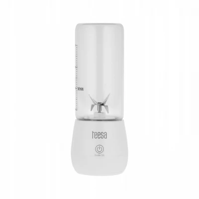 Teesa TSA3543 Prenosný mixér na smoothie 450 ml, 100 W, biely
