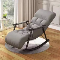 KIK KX3081 Zahradní houpací křeslo s matrací, 100 kg, šedá