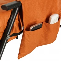 KIK KX3081 Záhradné hojdacie kreslo s matracom, 100 kg, oranžové