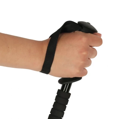 KIK KX3085 Trekové hole skládací s příslušenstvím HQ, 2 ks černá