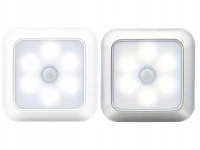 Verk 27412 LED osvetlenie so senzorom pohybu 6 LED diód, studená biela, biela