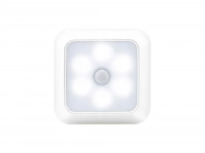 Verk 27412 LED osvetlenie so senzorom pohybu 6 LED diód, studená biela, biela