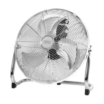 Teesa TSA8058 Podlahový ventilátor 40cm, 90W, stříbrný