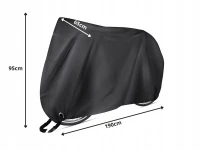 Verk 14614 Ochranná plachta na kolo, motorku 190 x 95 cm, černá