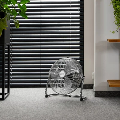 Teesa TSA8057 Podlahový ventilátor 30cm, 50W, stříbrný