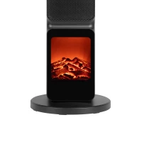 Teesa TSA8062 Teplovzdušný ventilátor s imitáciou krbu 800/2000W, čierny