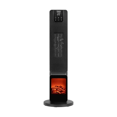 Teesa TSA8062 Teplovzdušný ventilátor s imitáciou krbu 800/2000W, čierny
