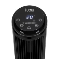 Teesa TSA8066 Sloupový ventilátor s dálkovým ovládáním, 74 cm, 50 W, černá