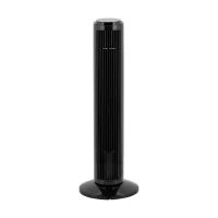 Teesa TSA8066 Sloupový ventilátor s dálkovým ovládáním, 74 cm, 50 W, černá