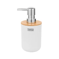 Teesa TSA0400 Sada koupelnových doplňků 6 ks, bílá