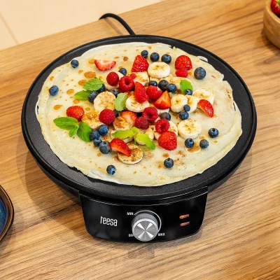 Teesa TSA3235 Palačinkovač 30 cm, 1200 W, černá