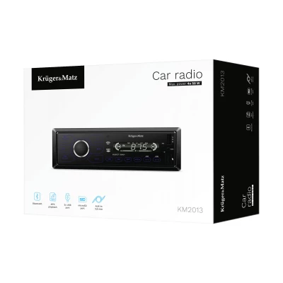 Autorádio Kruger&Matz KM2013 s Bluetooth, DIN, USB, AUX, Jack 3,5 mm