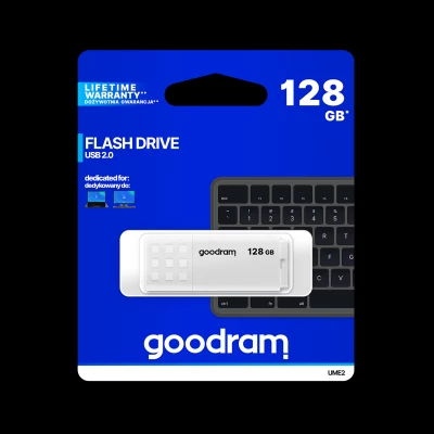 Goodram Flash disk, USB 2.0 128 GB, bílá