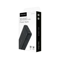 Kruger&Matz KM0907 Powerbanka 30 000 mAh, USB - C, micro USB, Lightning, 2x USB-A, černá