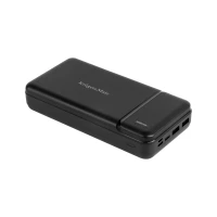 Kruger&Matz KM0907 Powerbanka 30 000 mAh, USB - C, micro USB, Lightning, 2x USB-A, černá