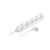 Rebel Predlžovací kábel 5 x zásuvka, bez vypínača, 3 m (1,5 mm), biely