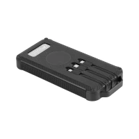 Kruger&Matz KM0910 Solární powerbanka 10 000 mAh, 3 koncovky, černá