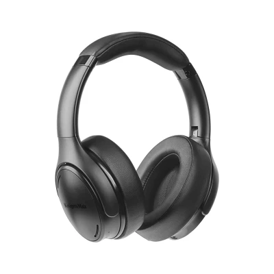 Kruger&Matz KM0663 Bezdrátová sluchátka F3A s ANC, Bluetooth 5, 500 mAh, černá
