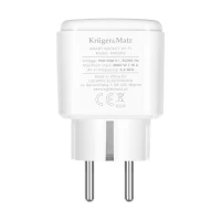 Kruger&Matz KM2202-W Inteligentná zásuvka Connect P4 WiFi Tuya, biela