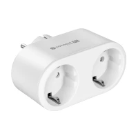 Kruger&Matz KM2203 Smart zásuvka Dual Connect P5 WiFi Tuya, bílá