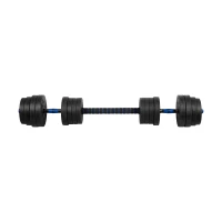 Rebel RBA-2301 Nastavitelné činky s konektorem 2 x 15 kg, černomodré